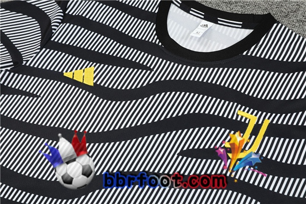 Training T-Shirts Juventus + Shorts Noir Blanc 2023/2024
