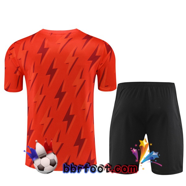 Training T-Shirts Arsenal + Shorts Orange 2023/2024