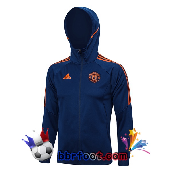 Veste A Capuche Manchester United Bleu 2023/2024