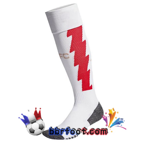 Chaussettes Foot Arsenal Domicile Blanc 2023/2024