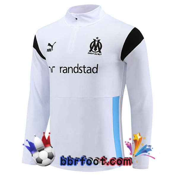 Sweatshirts Homme Marseille OM Blanc 2023/2024