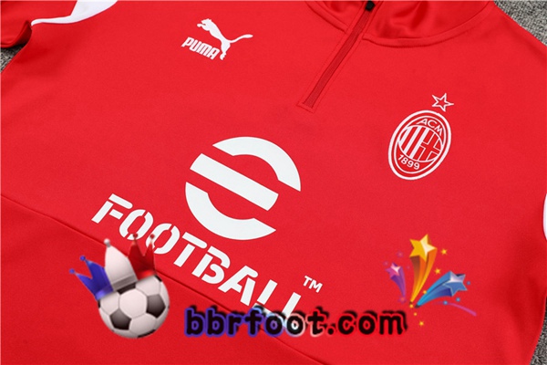 Survetement Foot AC Milan Rouge 2023/2024