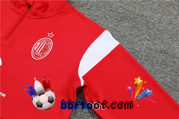 Survetement Foot AC Milan Rouge 2023/2024