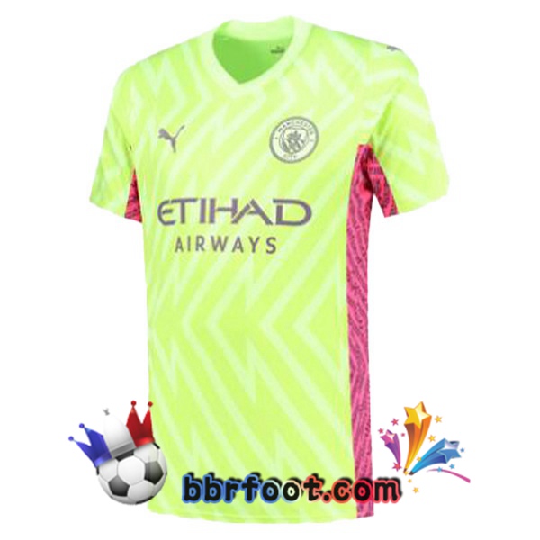 Maillot Foot Manchester City Gardien de but Vert 2023/2024