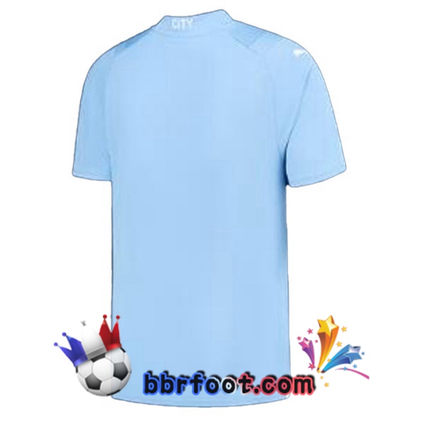 Maillot Foot Manchester City Domicile Bleu 2023/2024