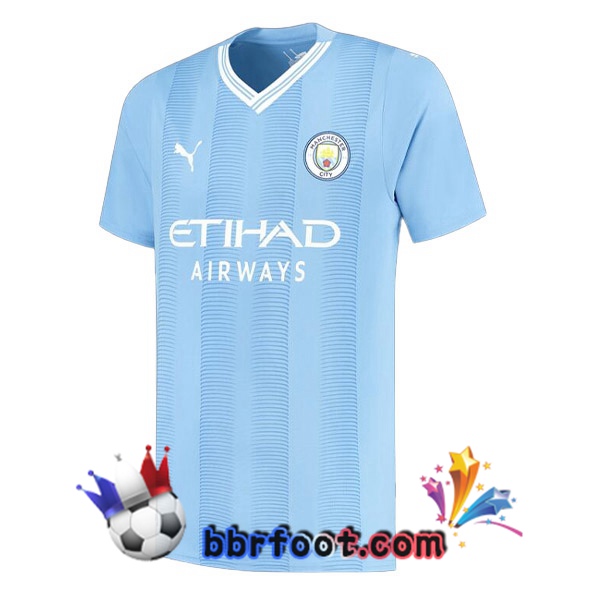 Maillot Foot Manchester City Domicile Bleu 2023/2024