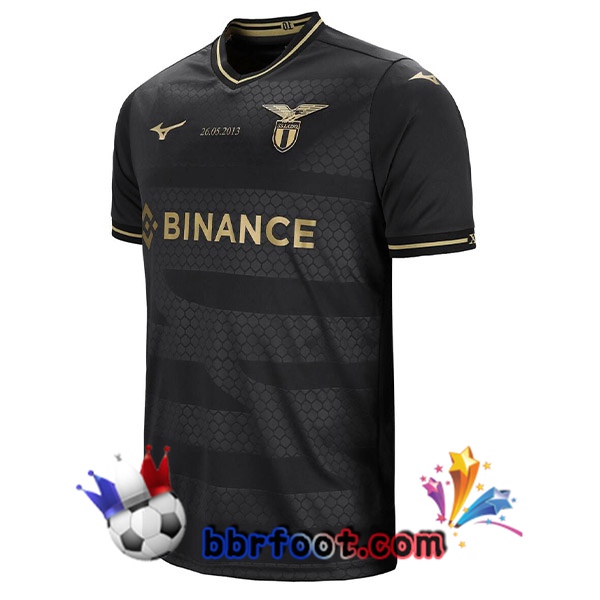 Maillot Foot SS Lazio Edition Spéciale Noir 2022/2023 Maillot Foot SS Lazio Edition Spéciale Noir 2022/2023