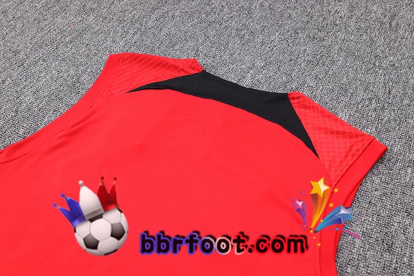 Gilet Foot Paris PSG + Shorts Rouge 2023/2024
