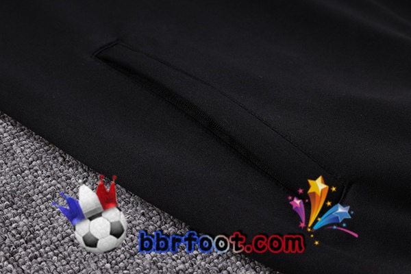 Veste Survetement Foot Paris PSG Noir 2023/2024