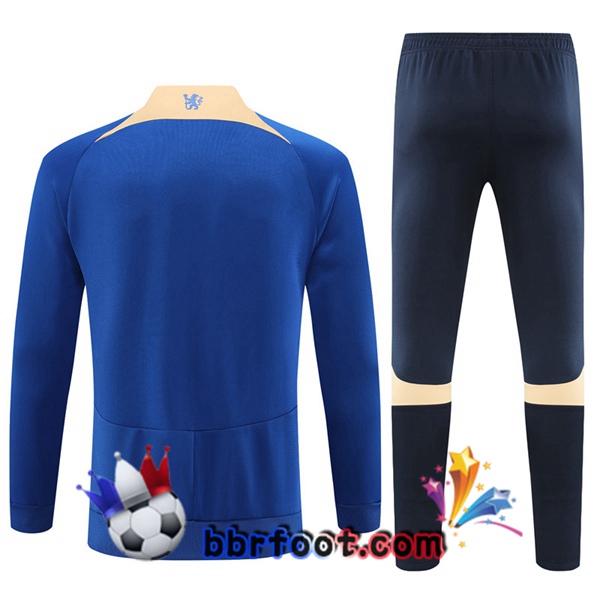 Veste Survetement Foot FC Chelsea Bleu 2023/2024