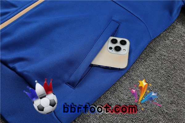 Veste Survetement Foot FC Chelsea Bleu 2023/2024