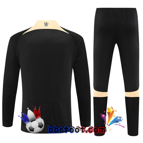 Veste Survetement Foot FC Chelsea Noir 2023/2024