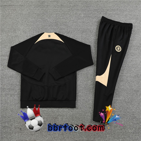 Veste Survetement Foot FC Chelsea Noir 2023/2024