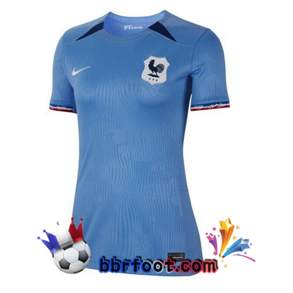 Maillots Equipe De France Femme Domicile Bleu 2023/2024