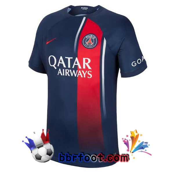 Maillot Foot Paris PSG Domicile Bleu Royal 2023/2024