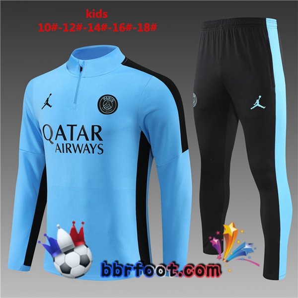 Survetement Foot JORDAN Paris PSG Enfant Bleu 2023/2024