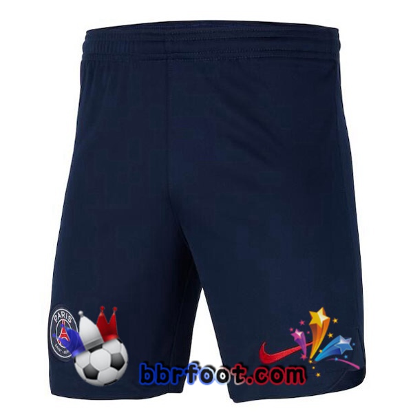 Short Foot Paris PSG Domicile Bleu Royal 2023/2024