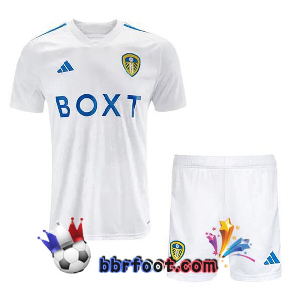Maillot Foot Leeds United Enfant Domicile Blanc 2023/2024