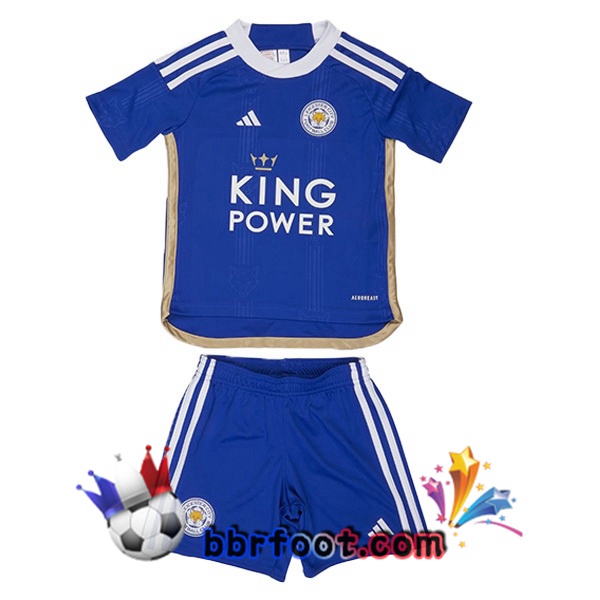 Maillot Foot Leicester City Enfant Domicile Bleu 2023/2024