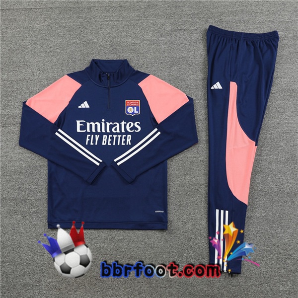 Survetement Foot Lyon OL Bleu Royal 2023/2024