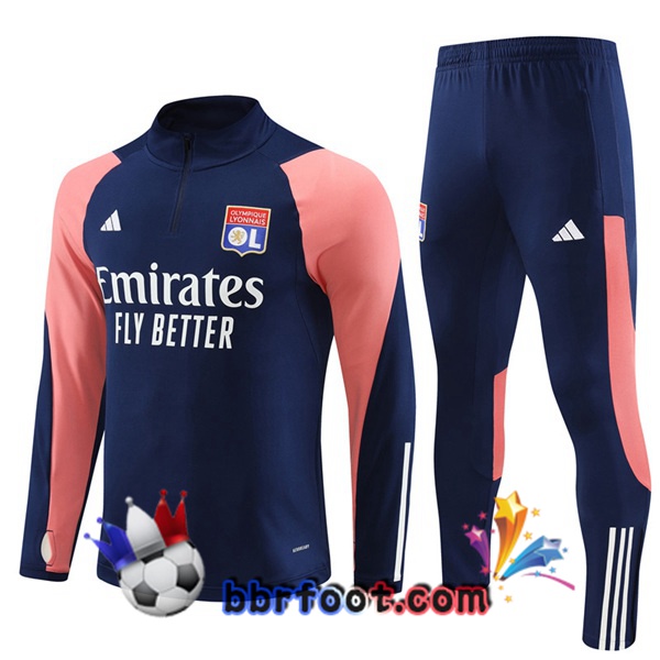 Survetement Foot Lyon OL Bleu Royal 2023/2024