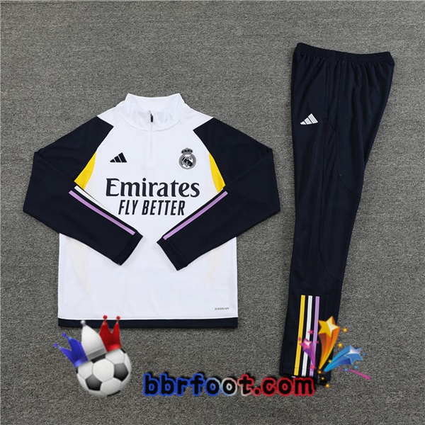 Survetement Foot Real Madrid Blanc 2023/2024