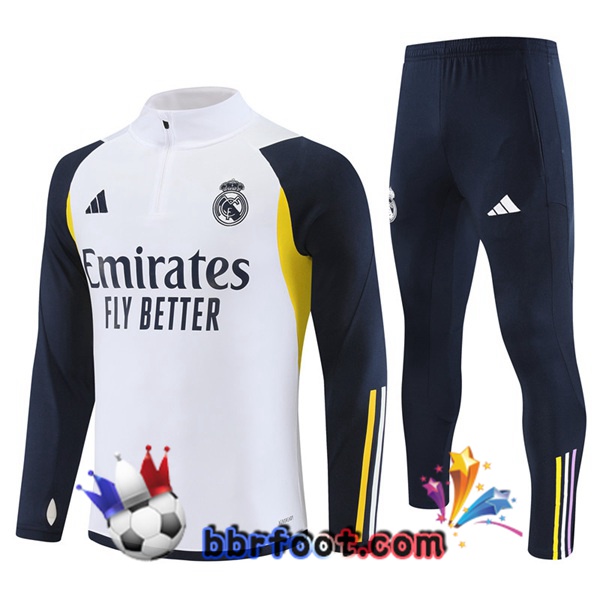 Survetement Foot Real Madrid Blanc 2023/2024