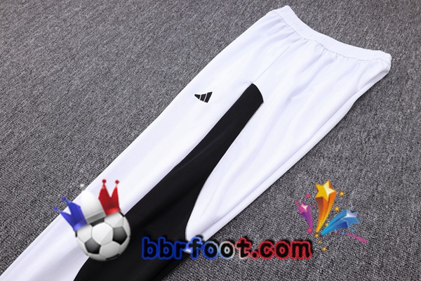Veste Survetement Foot Juventus Blanc Noir 2023/2024