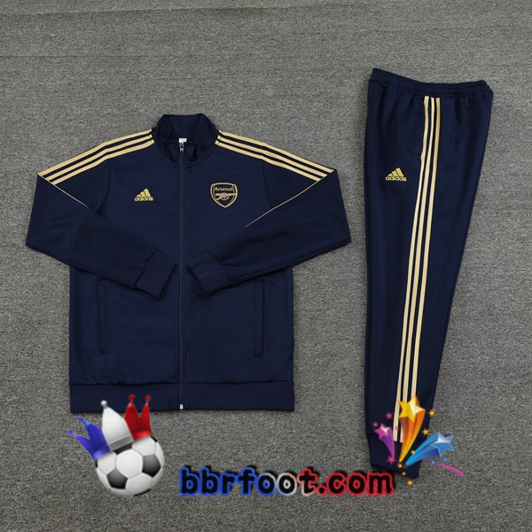 Veste Survetement Foot Arsenal Bleu Royal 2023/2024
