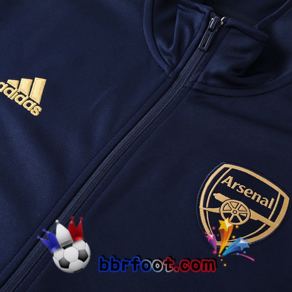 Veste Survetement Foot Arsenal Bleu Royal 2023/2024