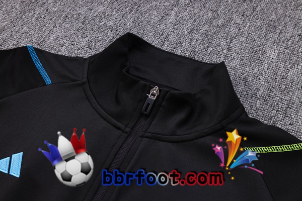 Veste Survetement Foot Arsenal Noir 2023/2024
