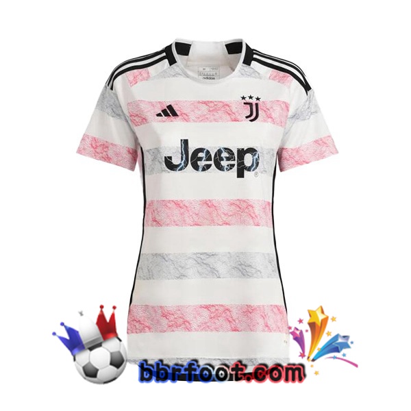 Maillot Foot Juventus Femme Exterieur Blanc 2023/2024 Maillot Foot Juventus Femme Exterieur Blanc 2023/2024