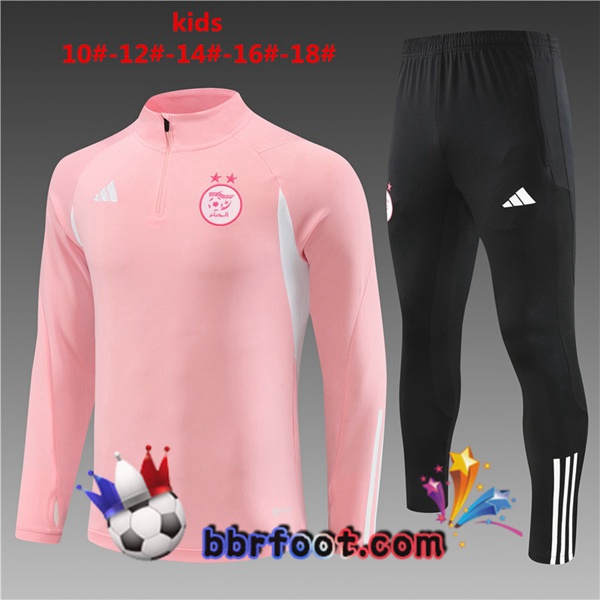 Survetement Foot Algerie Enfant Rose 2023/2024