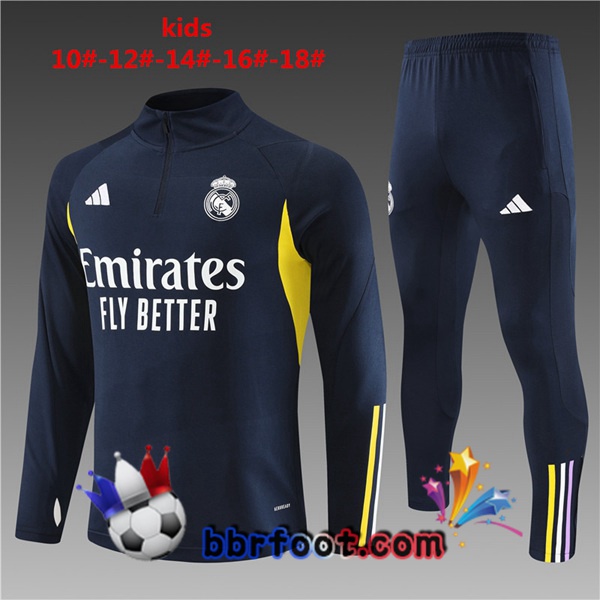 Survetement Foot Real Madrid Enfant Bleu Royal 2023/2024
