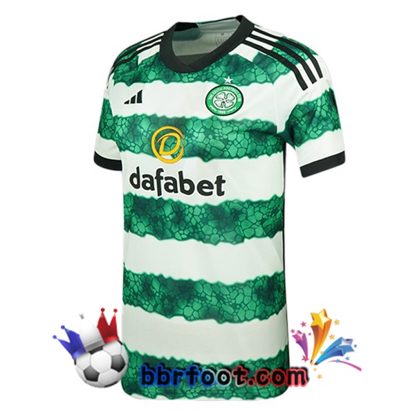 Maillot Foot Celtic FC Domicile Vert Blanc 2023/2024