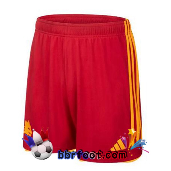 Short Foot AS Roma Domicile Rouge 2023/2024
