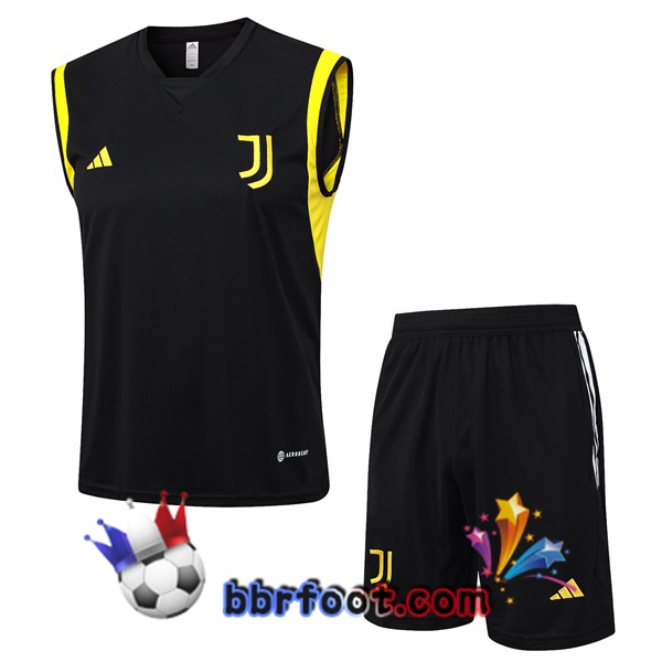 Gilet Foot Juventus + Shorts Noir 2023/2024