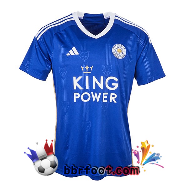Maillot Foot Leicester City Domicile Bleu 2023/2024