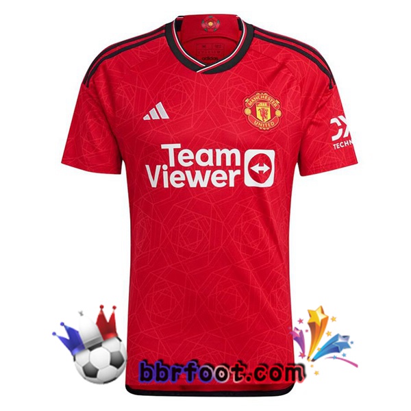 Maillot Foot Manchester United Domicile Rouge 2023/2024