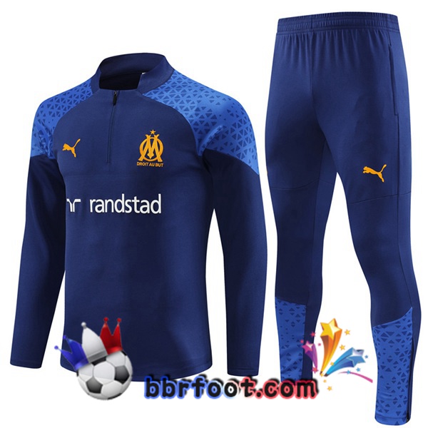 Survetement Foot Marseille OM Bleu Royal 2023/2024