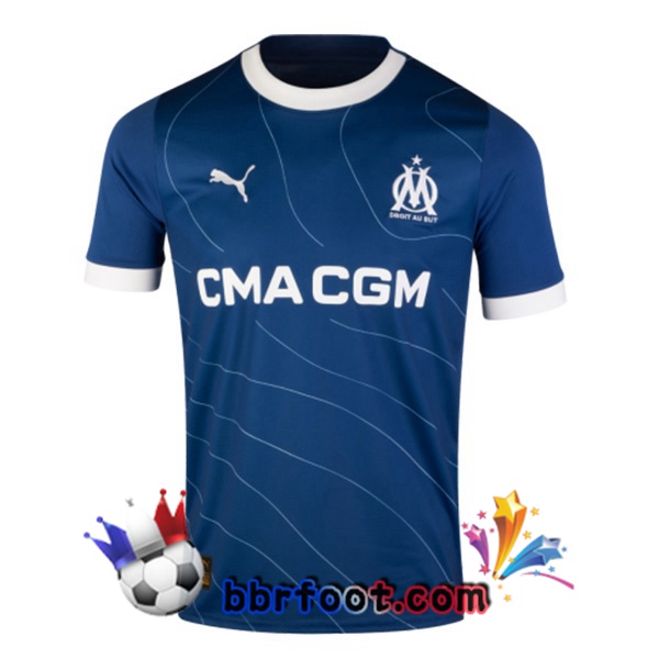 Maillot Foot Marseille OM Exterieur Bleu 2023/2024