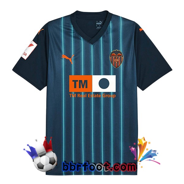Maillot Foot Valencia CF Exterieur Bleu 2023/2024