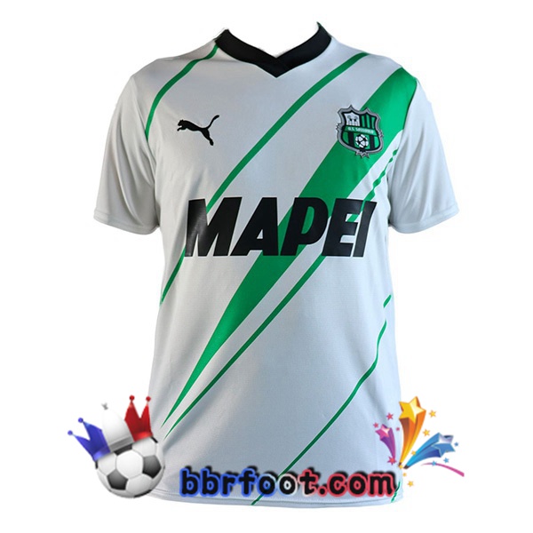 Maillot Foot US Sassuolo Exterieur Blanc 2023/2024 Maillot Foot US Sassuolo Exterieur Blanc 2023/2024