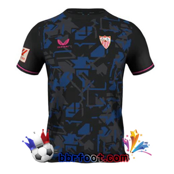 Maillot Foot Sevilla FC Third Noir 2023/2024