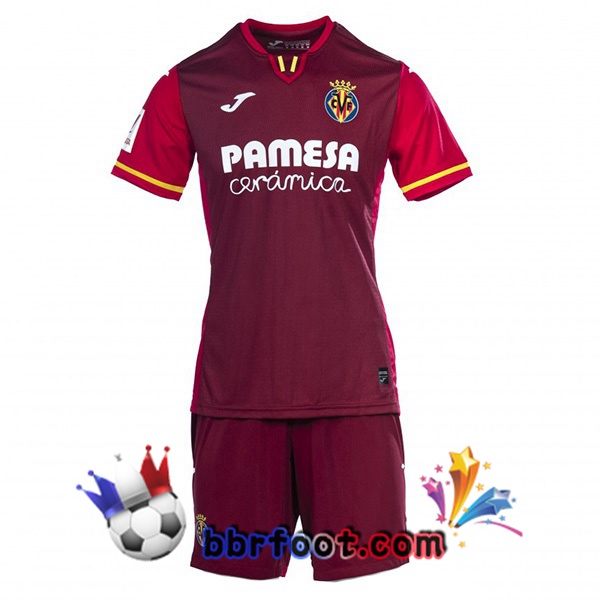 Maillot Foot Villarreal Enfant Exterieur Rouge 2023/2024