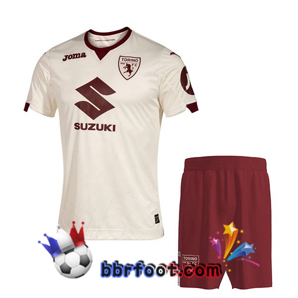 Maillot Foot Torino FC Enfant Exterieur Jaune 2023/2024