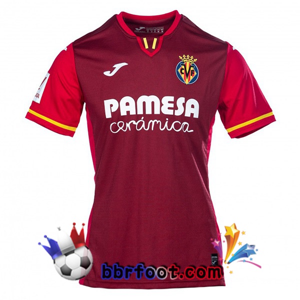 Maillot Foot Villarreal Exterieur Rouge 2023/2024