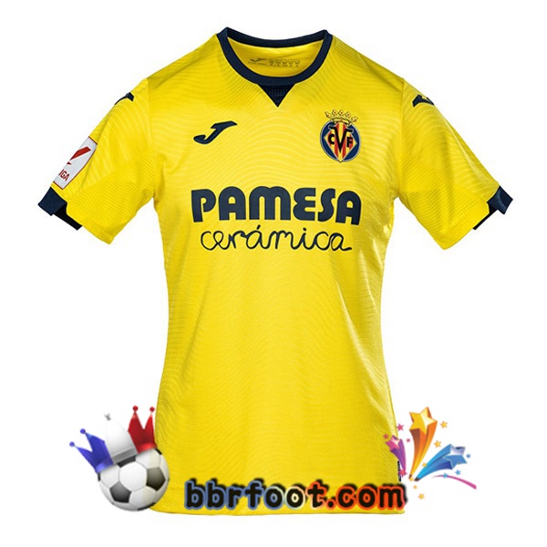 Maillot Foot Villarreal Domicile Jaune 2023/2024