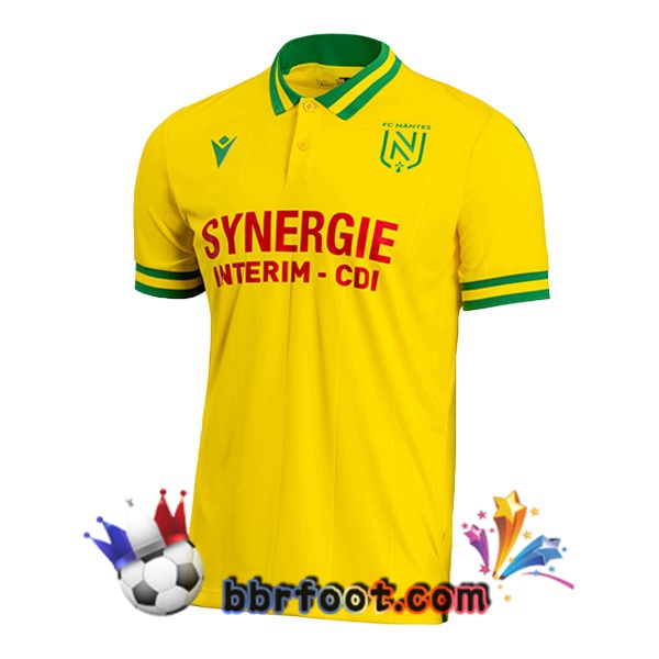 Maillot Foot FC Nantes Domicile Jaune 2023/2024