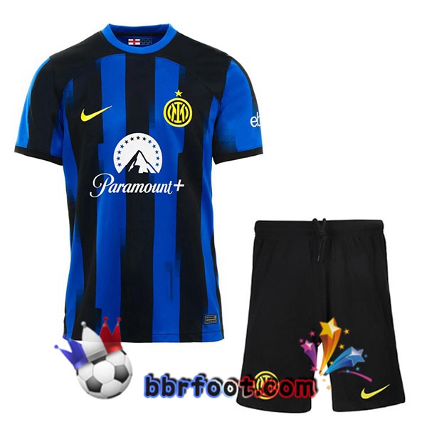 Maillot Foot Inter Milan Enfant Domicile Bleu 2023/2024